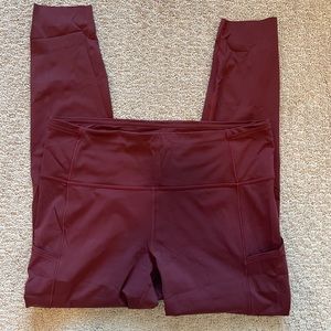 Lululemon Fast and Free Tights 25” size 10